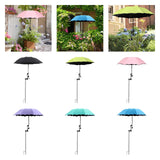 Maxbell Plant Umbrellas for Outdoor Plants Planter Shade Cover for Patio Garden Beds Black