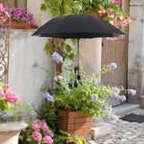 Maxbell Plant Umbrellas for Outdoor Plants Planter Shade Cover for Patio Garden Beds Black