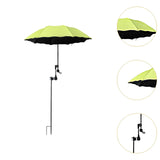 Maxbell Plant Umbrellas for Outdoor Plants Planter Shade Cover for Patio Garden Beds Green