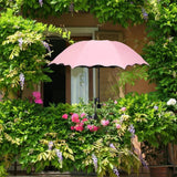 Maxbell Plant Umbrellas for Outdoor Plants Planter Shade Cover for Patio Garden Beds Pink