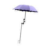 Maxbell Plant Umbrellas for Outdoor Plants Planter Shade Cover for Patio Garden Beds Purple