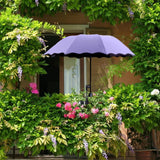 Maxbell Plant Umbrellas for Outdoor Plants Planter Shade Cover for Patio Garden Beds Purple
