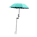 Maxbell Plant Umbrellas for Outdoor Plants Planter Shade Cover for Patio Garden Beds Blue Lake