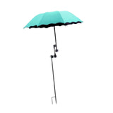 Maxbell Plant Umbrellas for Outdoor Plants Planter Shade Cover for Patio Garden Beds Blue Lake