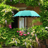 Maxbell Plant Umbrellas for Outdoor Plants Planter Shade Cover for Patio Garden Beds Blue Lake