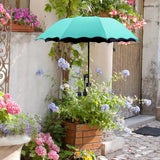Maxbell Plant Umbrellas for Outdoor Plants Planter Shade Cover for Patio Garden Beds Blue Lake