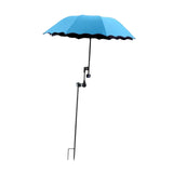 Maxbell Plant Umbrellas for Outdoor Plants Planter Shade Cover for Patio Garden Beds Blue