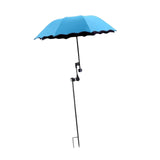 Maxbell Plant Umbrellas for Outdoor Plants Planter Shade Cover for Patio Garden Beds Blue