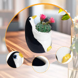 Maxbell Planter Cute Compact Space Saving Practical Plant Pot for Desks Patio Garden 7.9cmx11cmx7.4cm