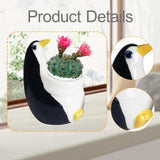 Maxbell Planter Cute Compact Space Saving Practical Plant Pot for Desks Patio Garden 7.9cmx11cmx7.4cm