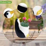 Maxbell Planter Cute Compact Space Saving Practical Plant Pot for Desks Patio Garden 7.9cmx11cmx7.4cm