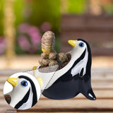 Maxbell Planter Cute Compact Space Saving Practical Plant Pot for Desks Patio Garden 7.4cmx9.4cmx8.8cm