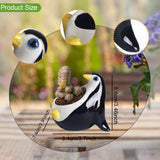 Maxbell Planter Cute Compact Space Saving Practical Plant Pot for Desks Patio Garden 7.4cmx9.4cmx8.8cm
