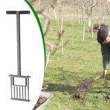 Maxbell Lawn Aerator Practical Soil Loosening Garden Tool for Backyard Sidewalk Farm
