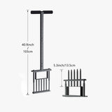 Maxbell Lawn Aerator Practical Soil Loosening Garden Tool for Backyard Sidewalk Farm
