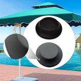 Maxbell Patio Umbrella Top Cap Attachment Parasol Accessory for Garden Beach Outside Black