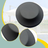 Maxbell Patio Umbrella Top Cap Attachment Parasol Accessory for Garden Beach Outside Gray