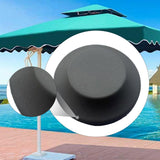 Maxbell Patio Umbrella Top Cap Attachment Parasol Accessory for Garden Beach Outside Gray
