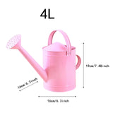 Maxbell Metal Watering Can Gardening Tool for Indoor & Outdoor Houseplants Household pink