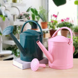 Maxbell Metal Watering Can Gardening Tool for Indoor & Outdoor Houseplants Household pink