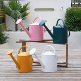 Maxbell Metal Watering Can Gardening Tool for Indoor & Outdoor Houseplants Household pink