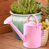 Maxbell Metal Watering Can Gardening Tool for Indoor & Outdoor Houseplants Household pink