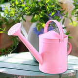 Maxbell Metal Watering Can Gardening Tool for Indoor & Outdoor Houseplants Household pink