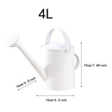 Maxbell Metal Watering Can Gardening Tool for Indoor & Outdoor Houseplants Household white
