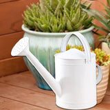 Maxbell Metal Watering Can Gardening Tool for Indoor & Outdoor Houseplants Household white