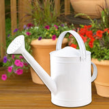 Maxbell Metal Watering Can Gardening Tool for Indoor & Outdoor Houseplants Household white