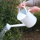 Maxbell Metal Watering Can Gardening Tool for Indoor & Outdoor Houseplants Household white