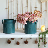 Maxbell Decorative Flower Vase Portable Iron Planter for Wedding Porch Shopping Mall