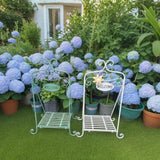 Maxbell Iron Planter Pot Stand Planter Storage Rack for Wedding Indoor Outdoor Patio