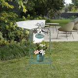 Maxbell Iron Planter Pot Stand Planter Storage Rack for Wedding Indoor Outdoor Patio