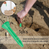 Maxbell 5Pcs Plant Watering Spikes Lightweight for Flower Bed Tree Houseplants Shrub