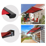Maxbell Drive Worm Gear Patio Canopy Awning Gearbox for Apartment Retractable Awning