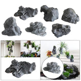 Maxbell Simulated Landscaping Rock Modern Garden Faux Rock for Lawn 22x17x15 cm