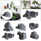 Maxbell Simulated Landscaping Rock Modern Garden Faux Rock for Lawn 22x17x15 cm