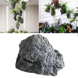 Maxbell Simulated Landscaping Rock Modern Garden Faux Rock for Lawn 32x13x18 cm