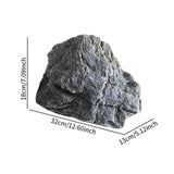 Maxbell Simulated Landscaping Rock Modern Garden Faux Rock for Lawn 32x13x18 cm