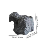 Maxbell Simulated Landscaping Rock Modern Garden Faux Rock for Lawn 28x20x13 cm