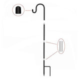 Maxbell Garden Shepherd Hook Outdoor Garden Wind Chimes Deck Wedding Decor Flowerpot