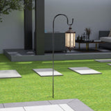 Maxbell Garden Shepherd Hook Outdoor Garden Wind Chimes Deck Wedding Decor Flowerpot