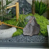 Maxbell Artificial Stone Decor PU Sandstone Landscape for Offices Outdoor Decorating Gray 27cmx18cm