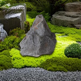 Maxbell Artificial Stone Decor PU Sandstone Landscape for Offices Outdoor Decorating Gray 27cmx18cm