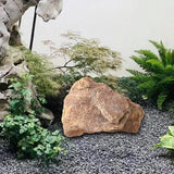 Maxbell Artificial Stone Decor PU Sandstone Landscape for Offices Outdoor Decorating Yellow 33cmx23cm