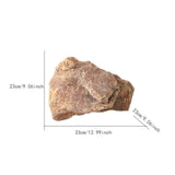 Maxbell Artificial Stone Decor PU Sandstone Landscape for Offices Outdoor Decorating Yellow 33cmx23cm