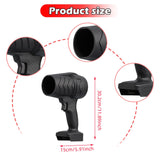 Maxbell Handheld Leaf Blower Portable Turbine Jet Fan for Yard Desktops Outdoors BBQ black