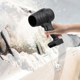 Maxbell Handheld Leaf Blower Portable Turbine Jet Fan for Yard Desktops Outdoors BBQ black