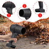 Maxbell Handheld Leaf Blower Portable Turbine Jet Fan for Yard Desktops Outdoors BBQ black